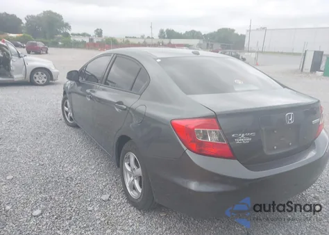 2012 Honda Civic Sdn Cng/Natural Gas z USA, uszkodzony, nr VIN 19XFB5F53CE003667